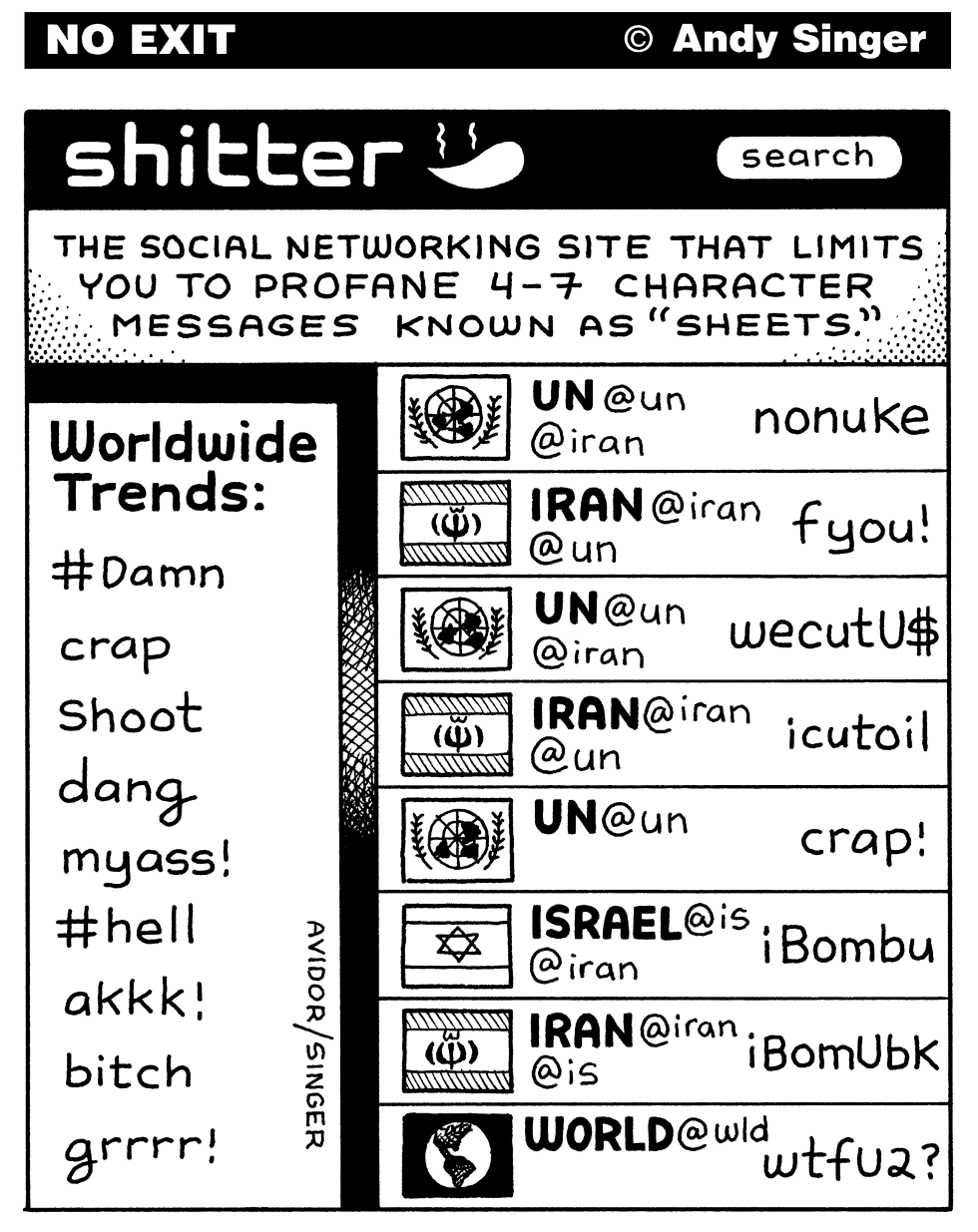 Twitter Profanity Parody Site