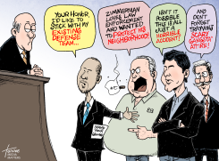 TRAYVON: ZIMMERMANS FOX NEWS DEFENSE by Rob Tornoe