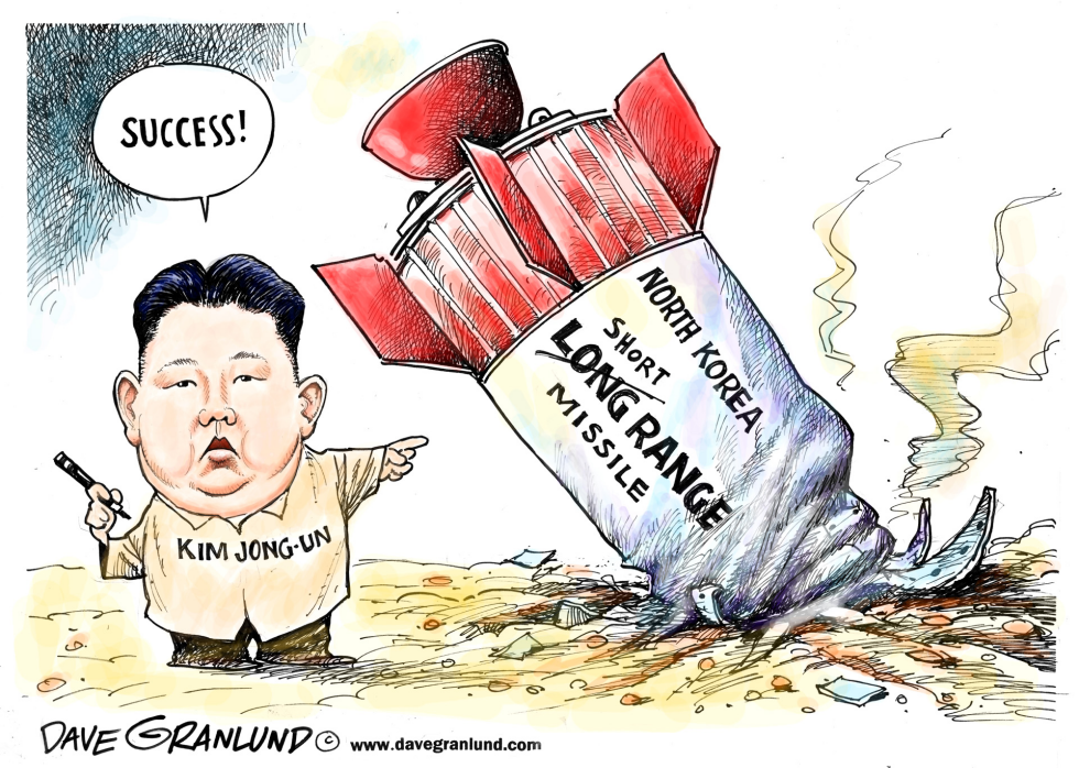 North Korea missle dud