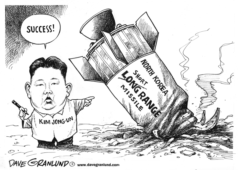 North Korea missile dud