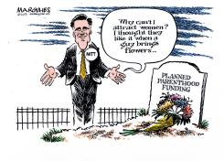 ROMNEY AND WOMEN VOTERS  by Jimmy Margulies