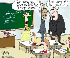 OBAMA CLUELESS ON ECONOMY  by Gary McCoy