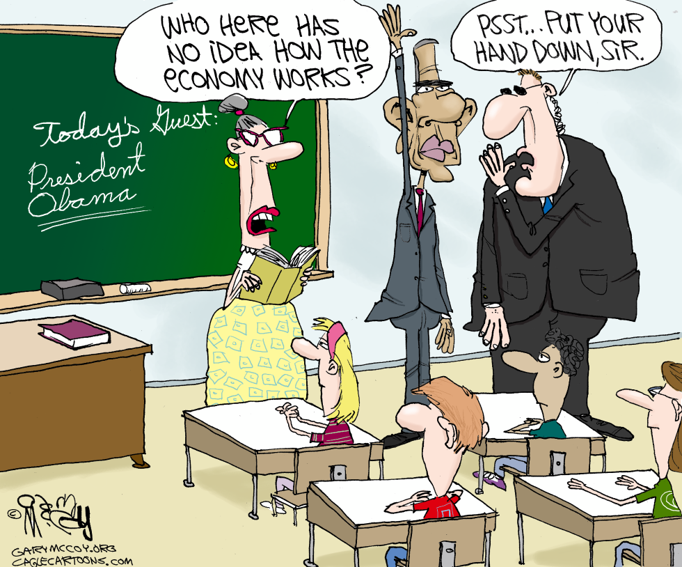 Obama Clueless On Economy COLOR