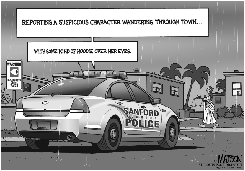 Justice Is Suspicious Character in Sanford Florida