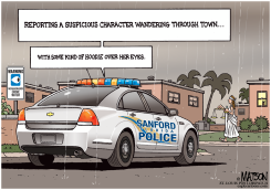 JUSTICE IS SUSPICIOUS CHARACTER IN SANFORD FLORIDA by R.J. Matson