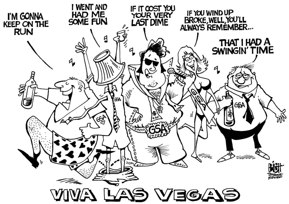 GSA IN VEGAS, B/W