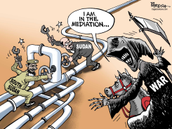 SUDAN CONFLICT  by Paresh Nath