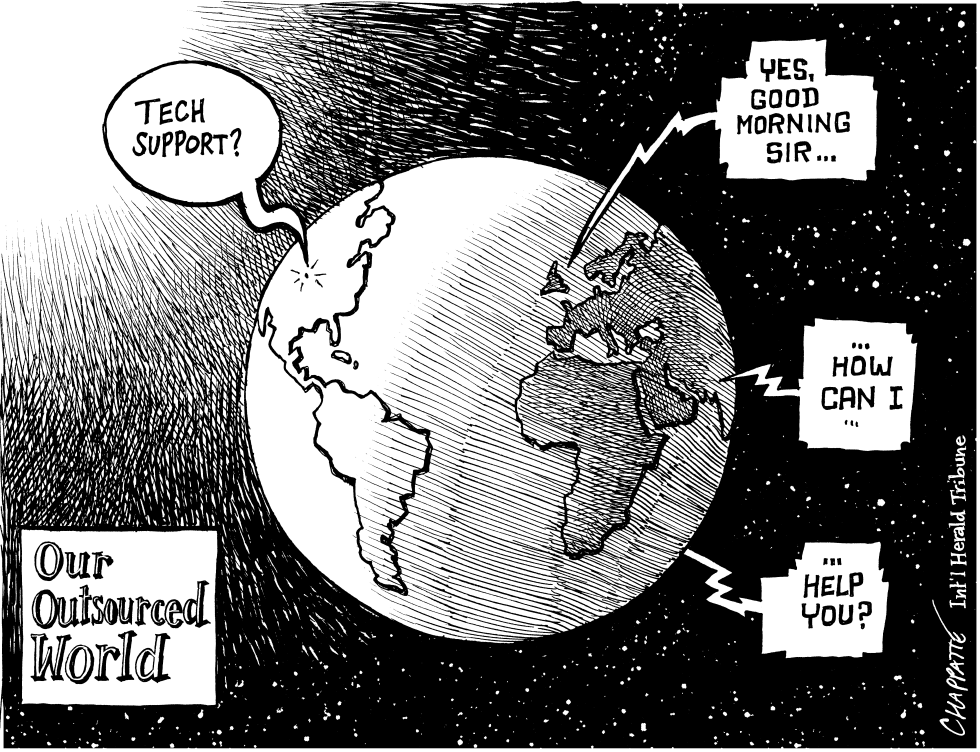  OUTSOURCING by Patrick Chappatte