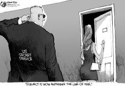 SECRET SERVICE by Cam Cardow
