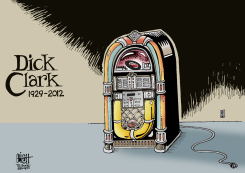 DICK CLARK, RIP,  by Randy Bish
