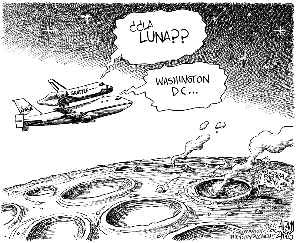  EL TRANSBORDADOR SOBRE WASHINGTON by Adam Zyglis