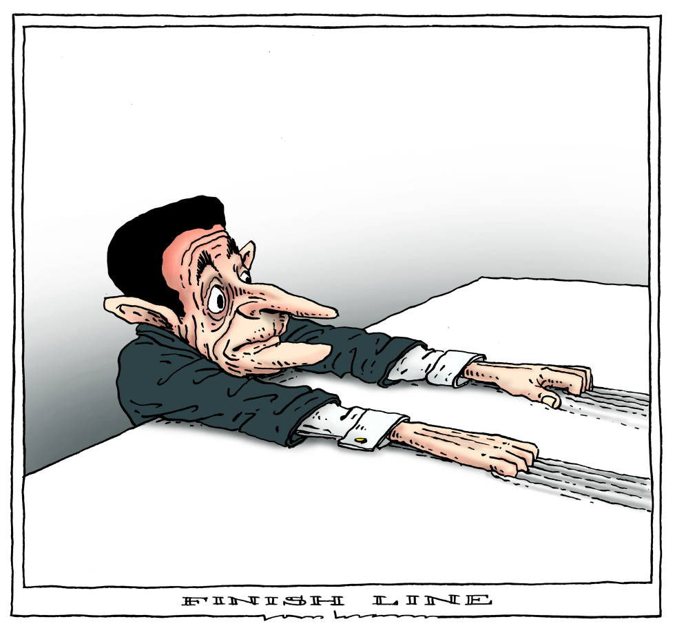 finish line