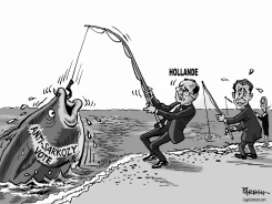 ANTI-SARKOZY VOTE by Paresh Nath