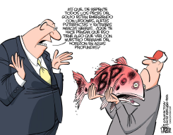 PECES DEL GOLFO ENFERMOS POR BP by Jeff Parker