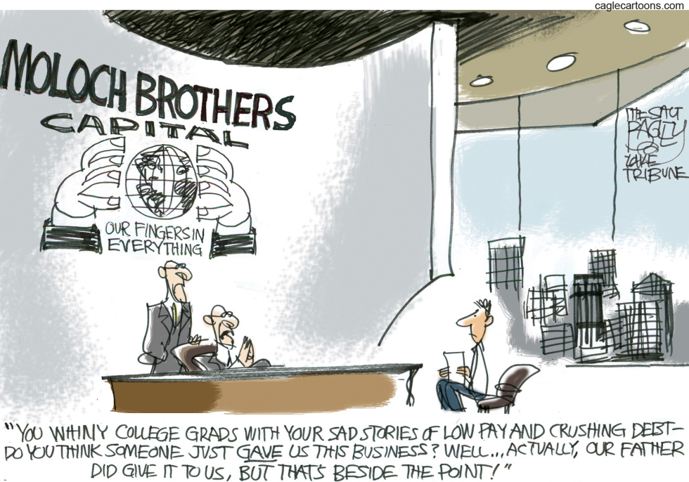  THE GRADUATE by Pat Bagley