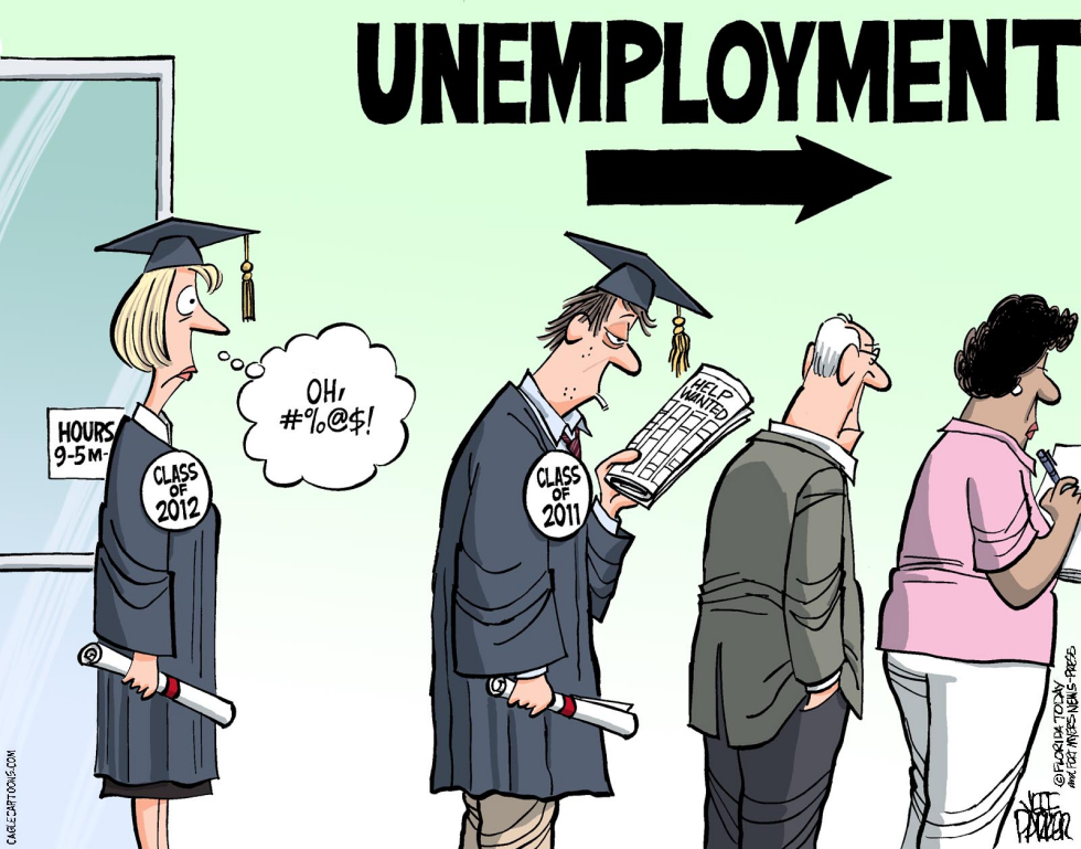  GRADUATION AND THE JOB MARKET by Jeff Parker