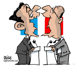 HOLLANDE VS SARKOZY-SECOND ROUND by Frederick Deligne