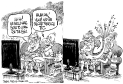 THE SECRET SERVICE AND THE GSA SCANDALS by Daryl Cagle