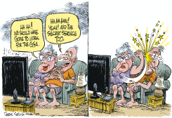 THE SECRET SERVICE AND THE GSA SCANDALS by Daryl Cagle