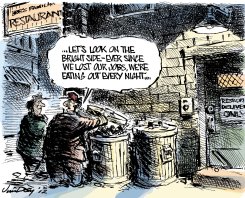 JOBLESS AND LIVING IT UP -  by Jim Day