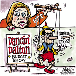 BUDGET PUPPET SHOW by Steve Nease
