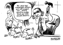 OBAMA CAMPAIGN FUNDRAISING by Jimmy Margulies
