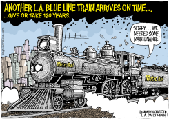 LOCAL-CA LA BLUE LINE DELAYS  by Monte Wolverton