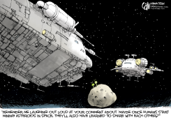 SPACE SHARING  by Cam Cardow