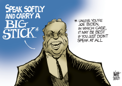 BIDEN AND BIG STICKS,  by Randy Bish