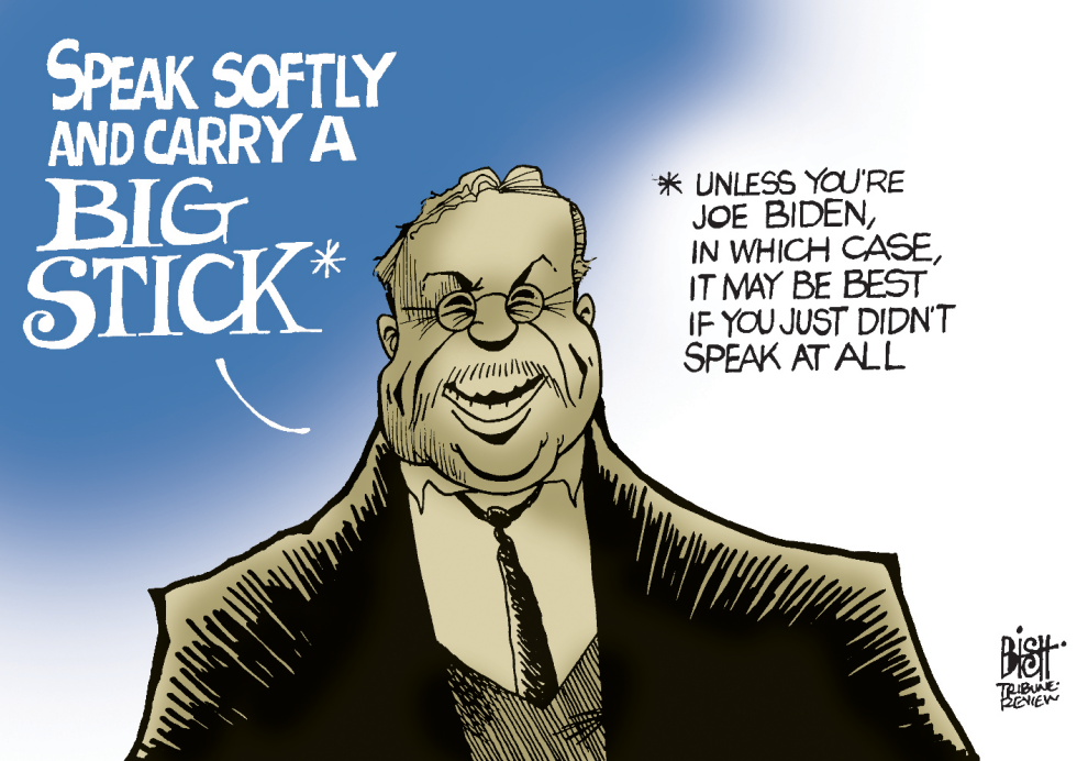 BIDEN AND BIG STICKS, COLOR