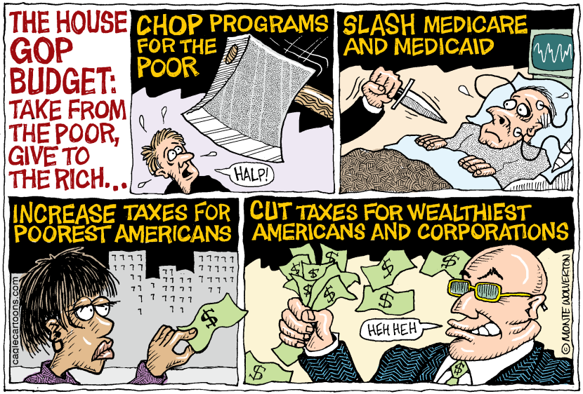 GOP Budget from Poor to Rich COLOR