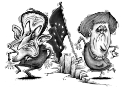 SARKOZY AND MERKEL SPLIT BAD FOR EUROPE by Brian Adcock