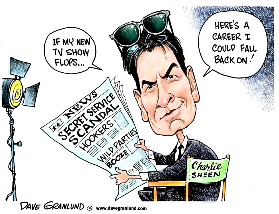 Secret Service and Charlie Sheen