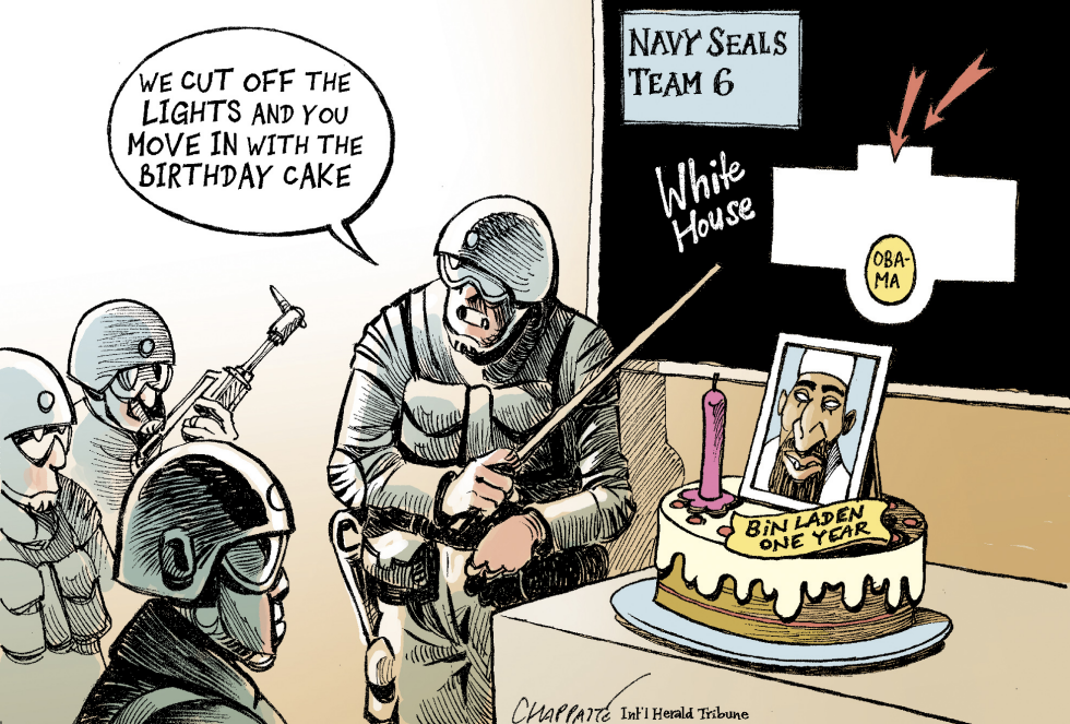  BIN LADEN, ONE YEAR AFTER by Patrick Chappatte