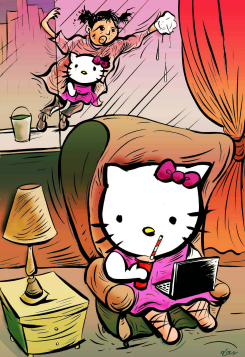 HELLO KITTY by Oguz Gurel