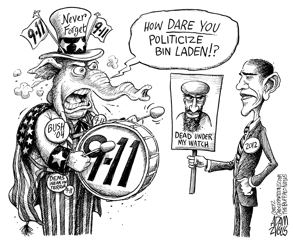  POLITICS OF BIN LADEN by Adam Zyglis