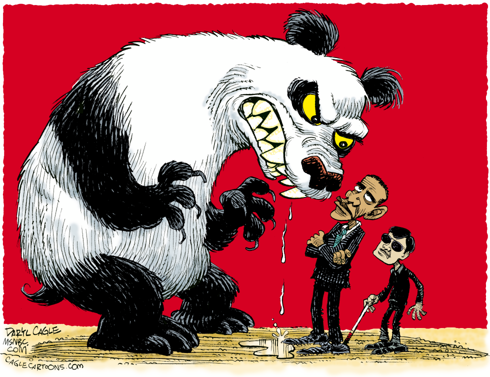 China,  Obama y Chen Guangchen