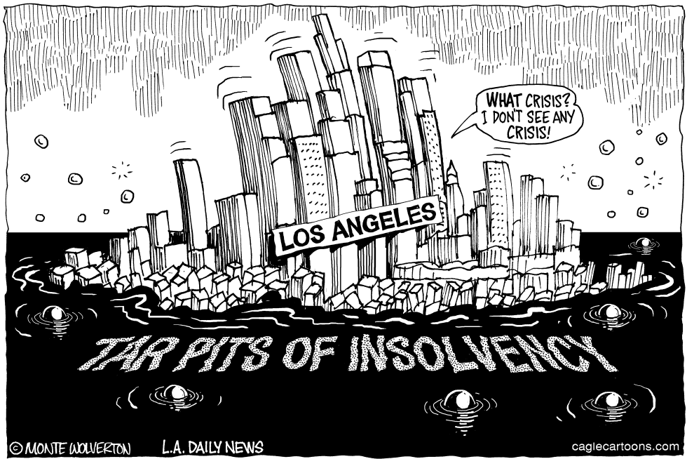LOCAL-CA Los Angeles Fiscal Crisis