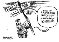 US,WITHDRAWAL FROM AFGHANISTAN by Jimmy Margulies