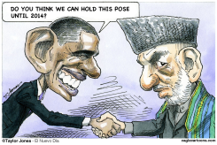 OBAMA AND KARZAI AGREE -  by Taylor Jones