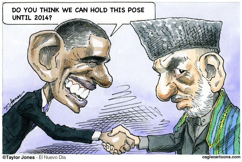  OBAMA AND KARZAI AGREE  by Taylor Jones