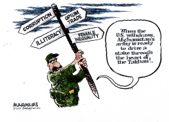 US WITHDRAWAL FROM AFGHANISTAN  by Jimmy Margulies