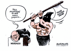 MURDOCH AND PHONE HACKING PROBE by Jimmy Margulies