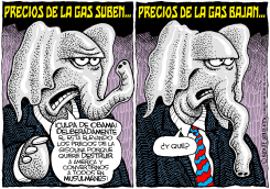 CAEN LOS PRECIOS DE LA GASOLINA by Monte Wolverton