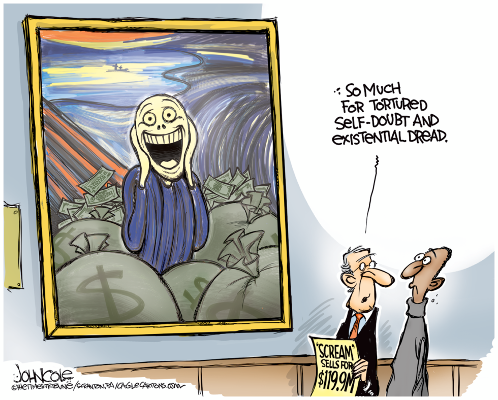 The Scream sells COLOR