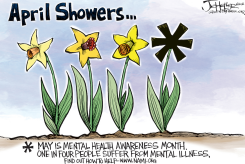 MENTAL HEALTH MONTH by Joe Heller