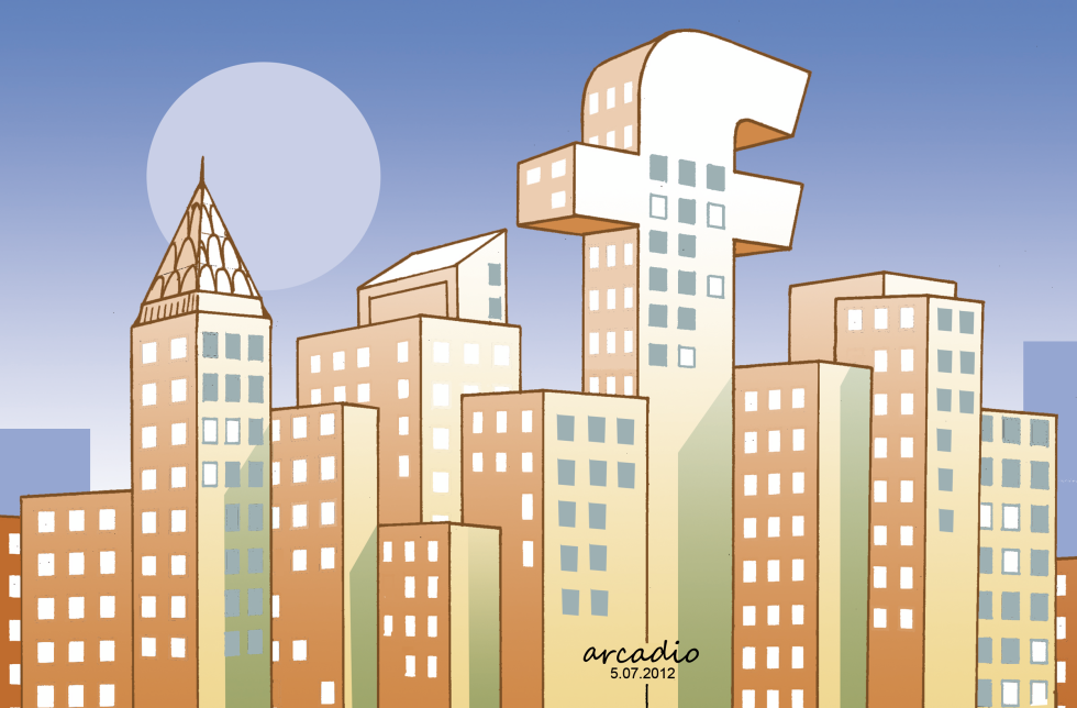 Facebook en el paisaje social COLOR