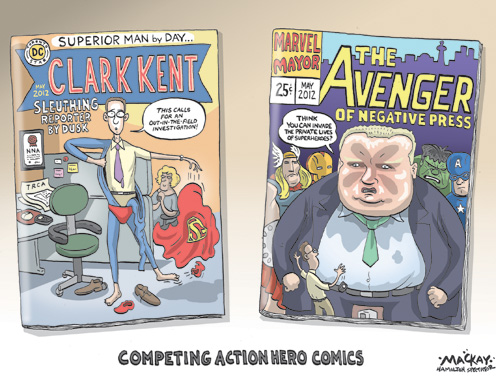 Competing Action Hero Comics