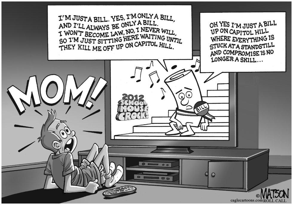 How A Bill Stays A Bill Cartoons