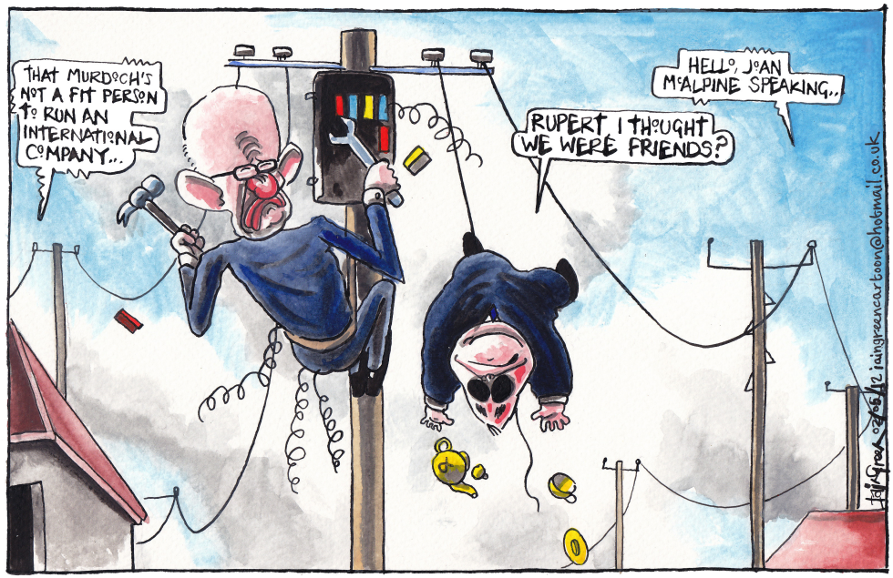 RUPERT MURDOCH ALEX SALMOND HANGING OUT TOGETHER